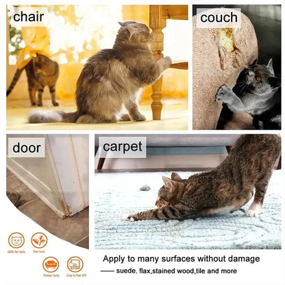 Self-Adhesive Cat Scratch Guards - Clear Sofa Furniture Protectors