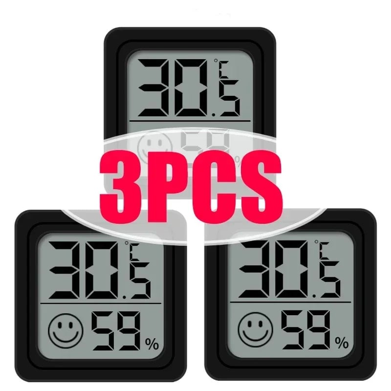 Digital LCD Temperature Humidity Meter Indoor Thermometer Hygrometer