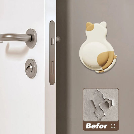 Silicone Door Handle Bumper Pads - Anti Collision Wall Protectors