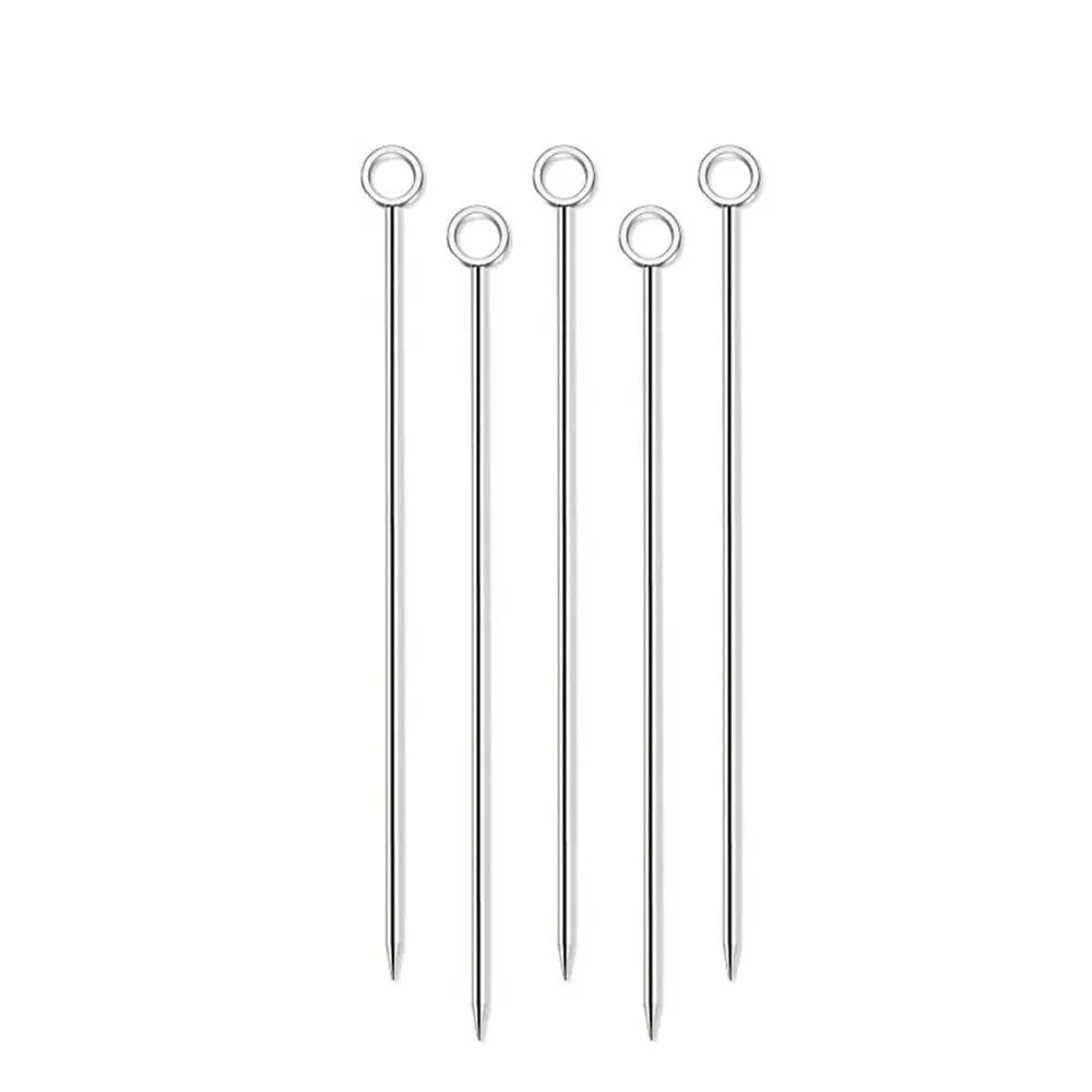 Stainless Steel Cocktail Picks - Reusable Fruit Forks Bar Tools