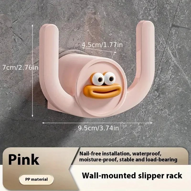 Cartoon Slippers Hook Bathroom Storage Organizer Rack Shoe Holder