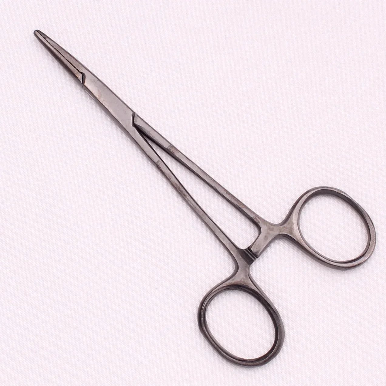 13cm Japanese Stainless Steel Hemostatic Forceps for Pet Grooming