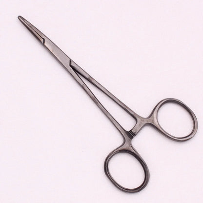 13cm Japanese Stainless Steel Hemostatic Forceps for Pet Grooming