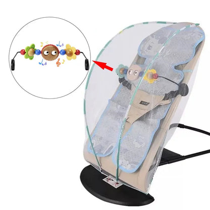 Baby Spiral Rattle Play Arch - Stroller Car Seat Hanging Toy