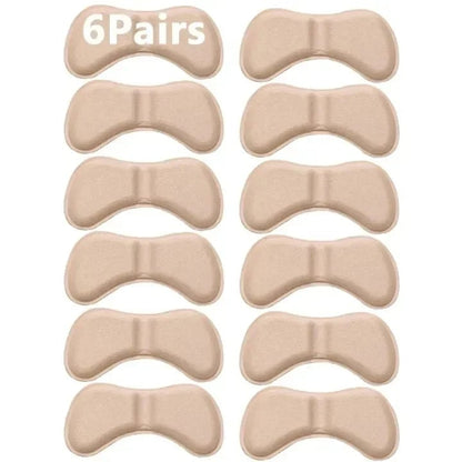6 Pairs Heel Cushion Insoles - Pain Relief Anti-Wear Foot Pads
