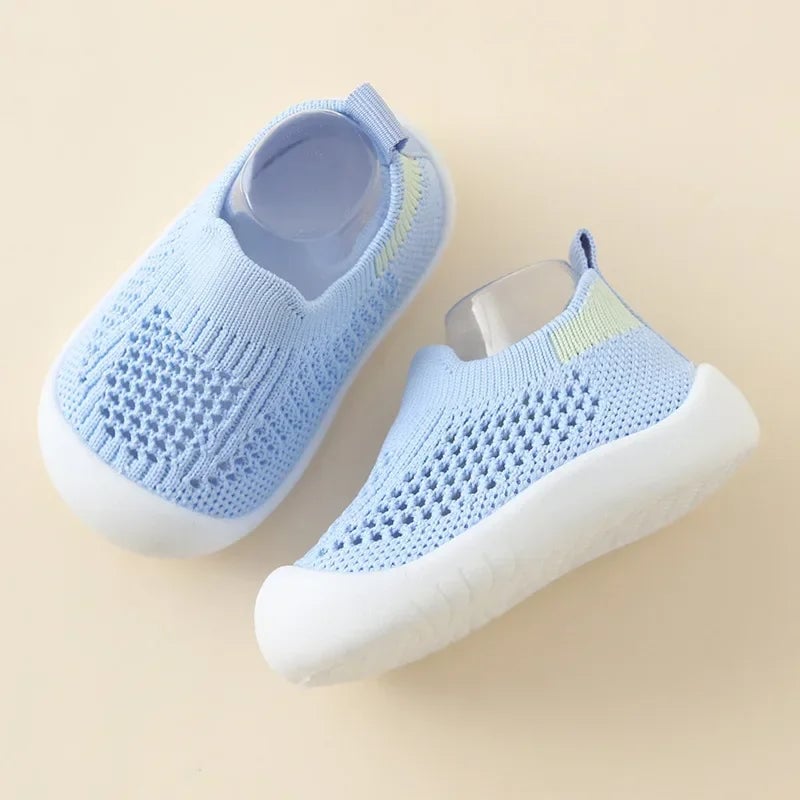 Breathable Knitted Slip-On Sneakers - Toddler Boys Girls Shoes