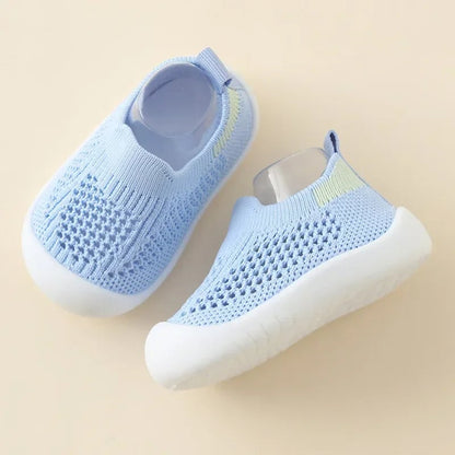 Breathable Knitted Slip-On Sneakers - Toddler Boys Girls Shoes