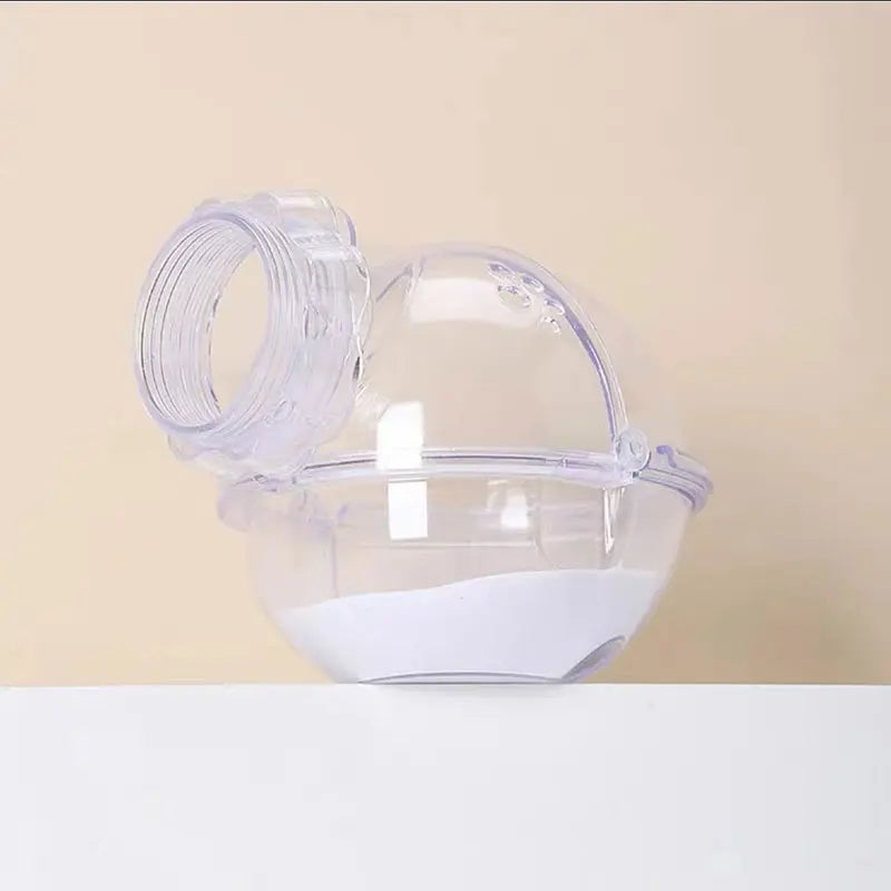 Small Pet Sand Bath House - Hamster Gerbil Mouse Toilet Bathroom Cage