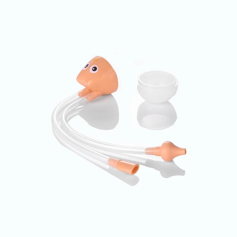 Baby Nasal Aspirator Suction Tool - Safe Nose Cleaner for Newborns