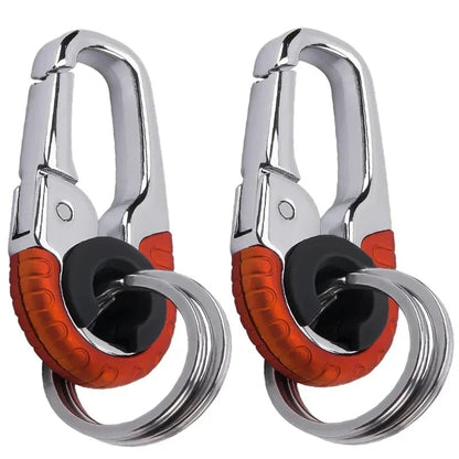 Stainless Steel Carabiner Keychain Hook - Outdoor Climbing Key Ring