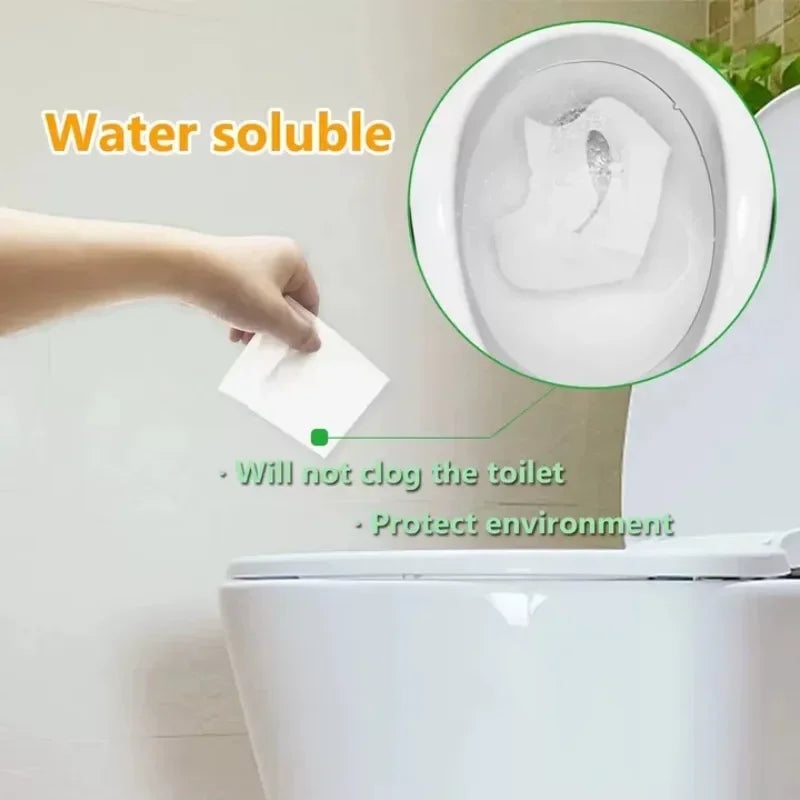 Disposable Toilet Seat Covers - Individual Wrapped Hygienic Liners