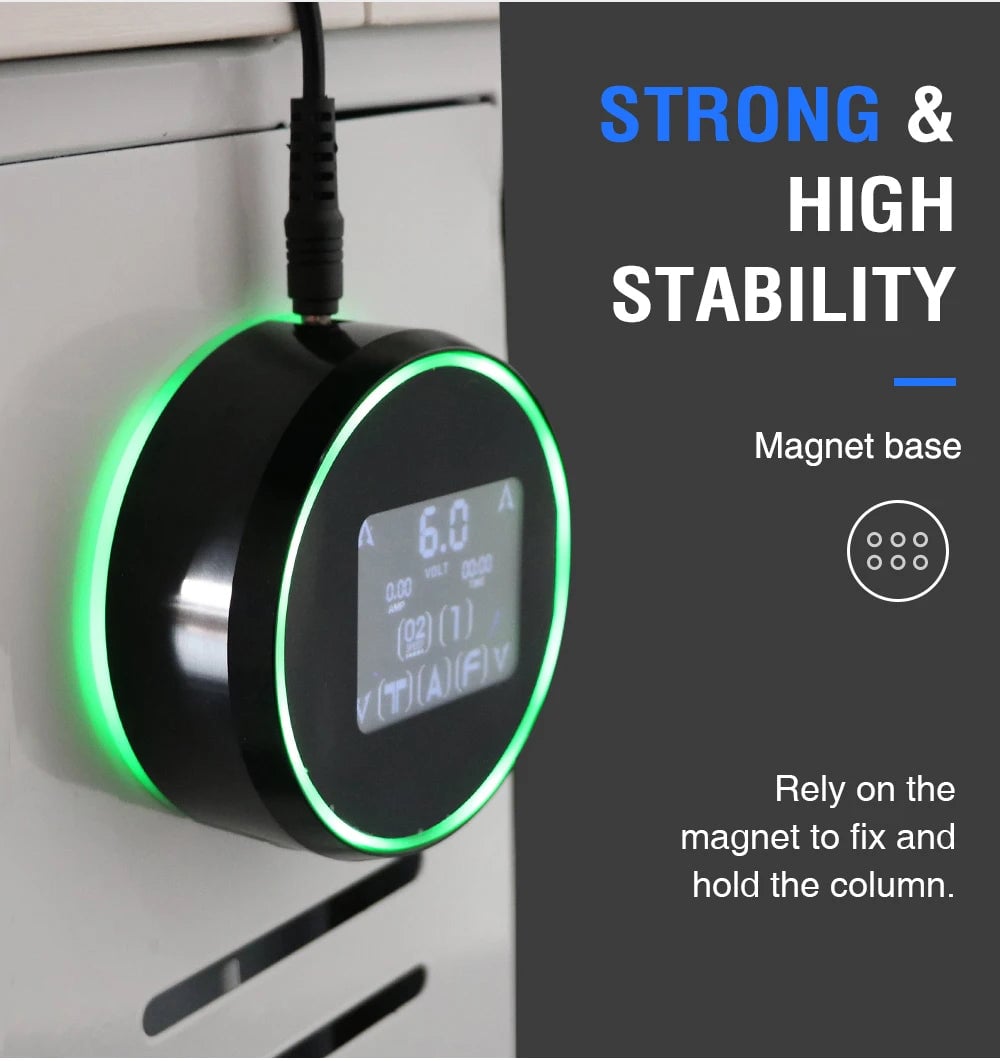 Aurora 2 Dual Output LCD Touch Screen Tattoo Power Supply Battery