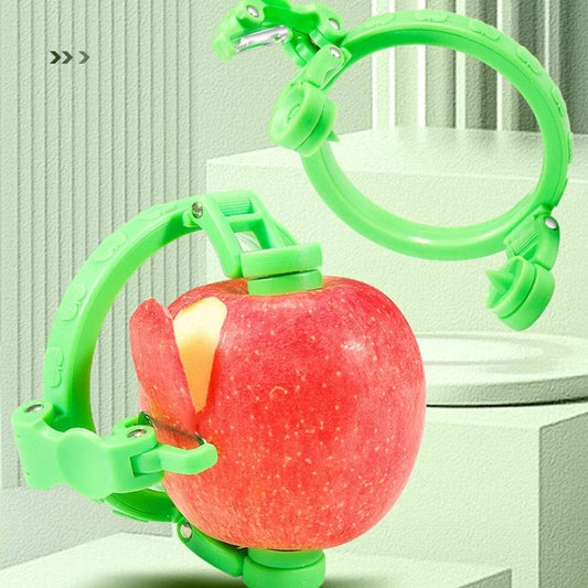 Handheld Rotating Fruit Peeler - Apple Pear Spiralizer Kitchen Tool