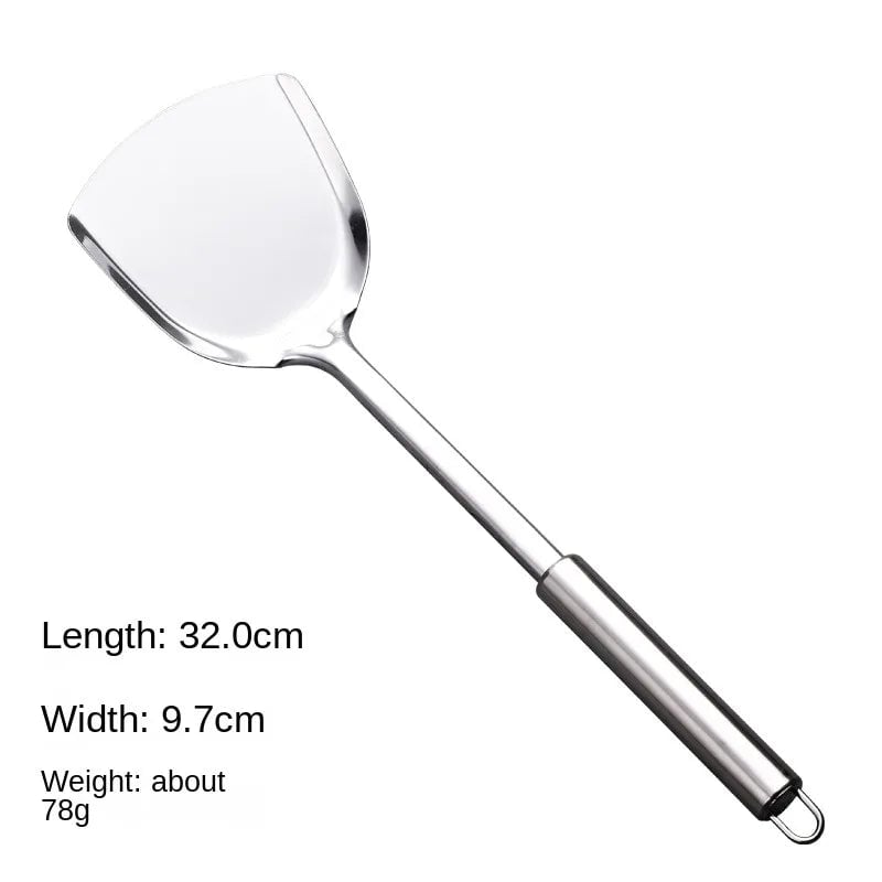 Stainless Steel Wok Spatula Set Long Handle Kitchen Utensils