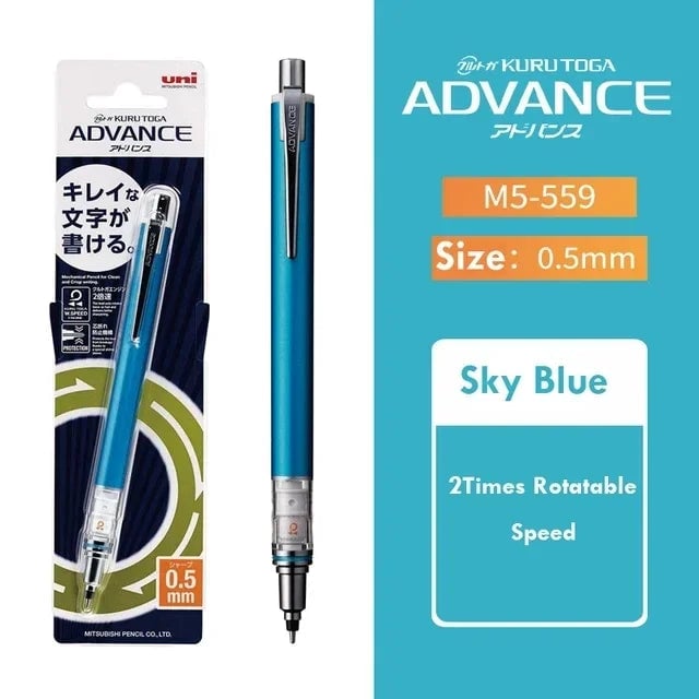 Uni Kura Toga 0.5mm Auto-Rotation Mechanical Pencil M5-559