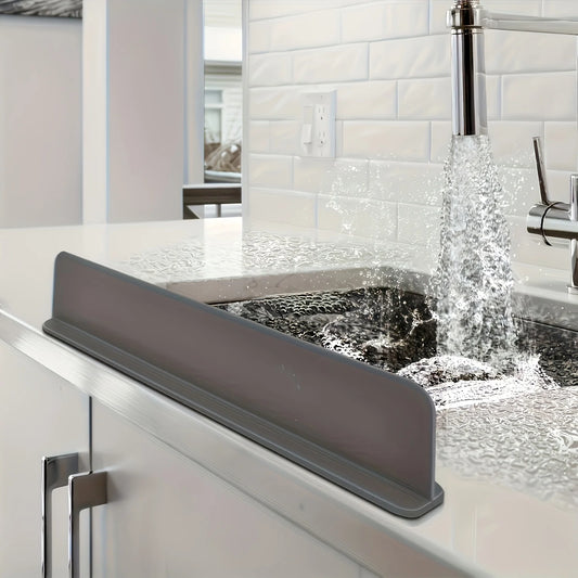 Silicone Sink Splash Guard - Kitchen Water Barrier