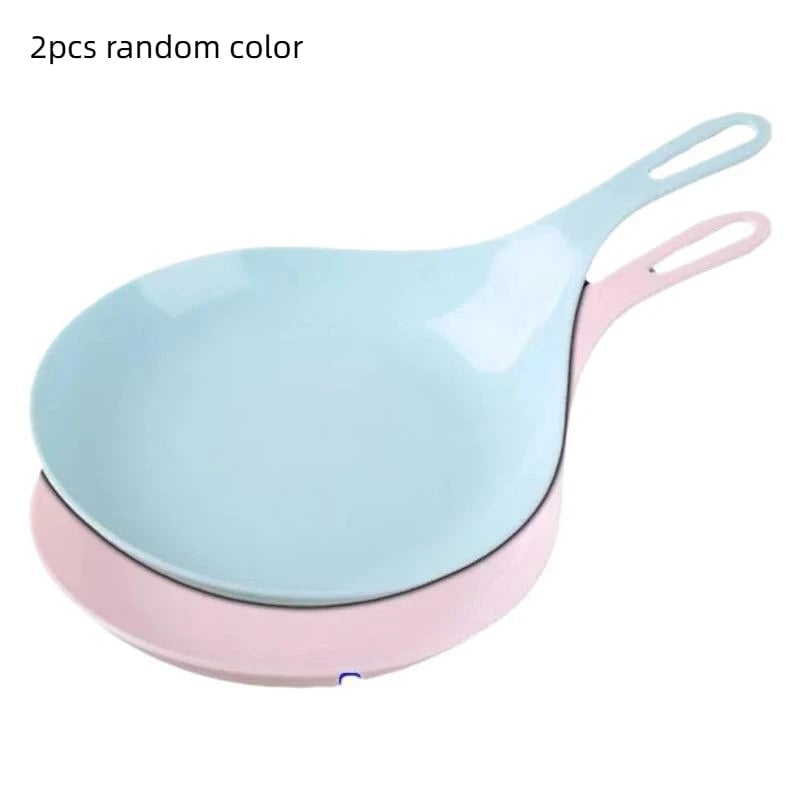 Korean Style Handled Serving Spoon Plate - Sauce Dish Tasting Bowl