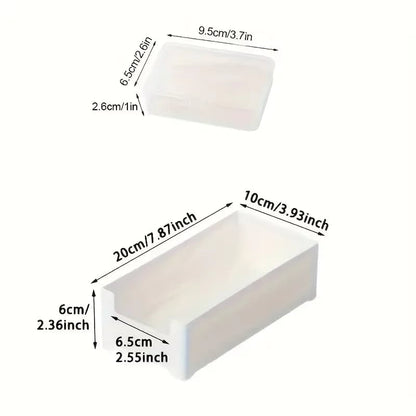 Durable Plastic Cable Organizer Storage Box Set - Office Cord Management