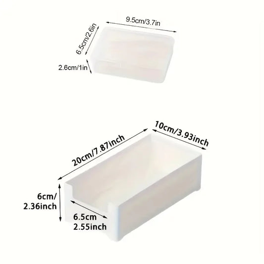 Durable Plastic Cable Organizer Storage Box Set - Office Cord Management
