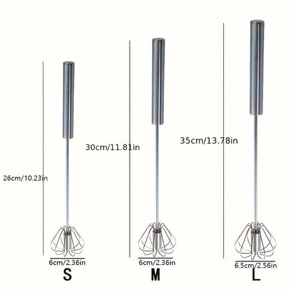 Stainless Steel Semi-Automatic Egg Beater Mixer for Baking