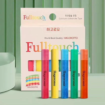 Dust-Free Chalk Sticks White/Multicolor Adjustable Powder Formula
