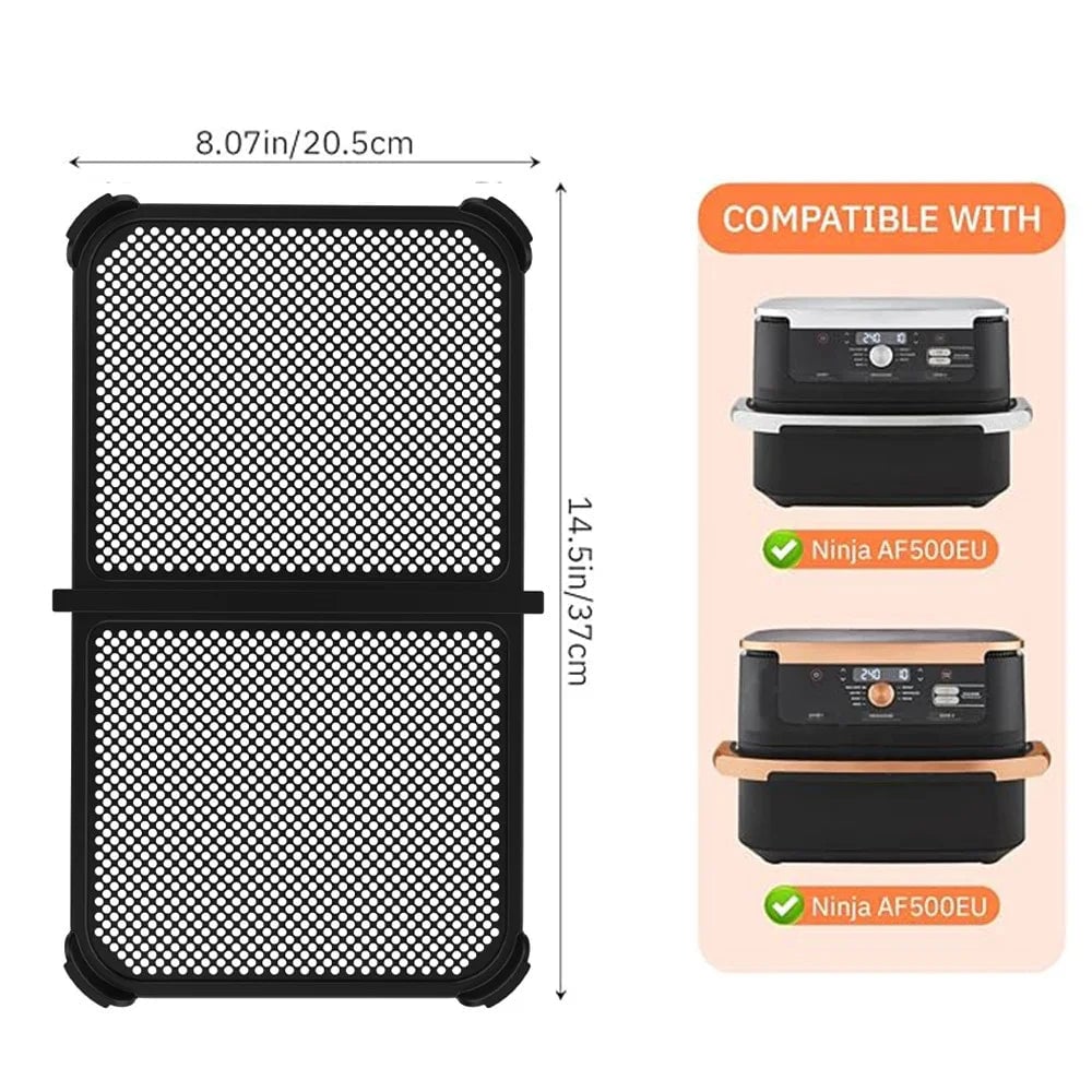 Heat Resistant Silicone Splatter Guard for Ninja AF500 Air Fryer