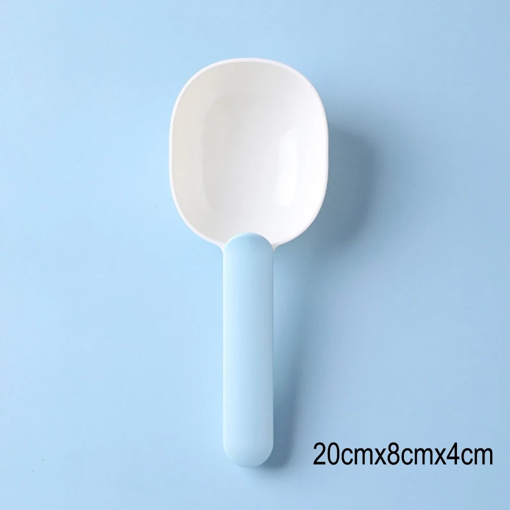 Multifunctional Pet Food Scoop with Sealing Clip & Measuring Cup
