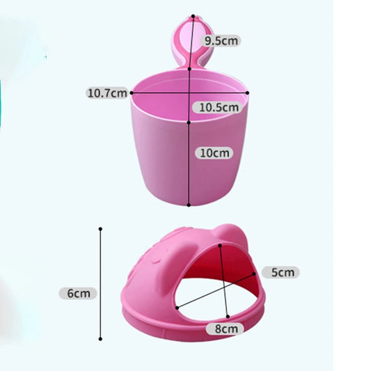 Baby Bath Shampoo Rinse Cup - Gentle Hair Washing Bailer Tool