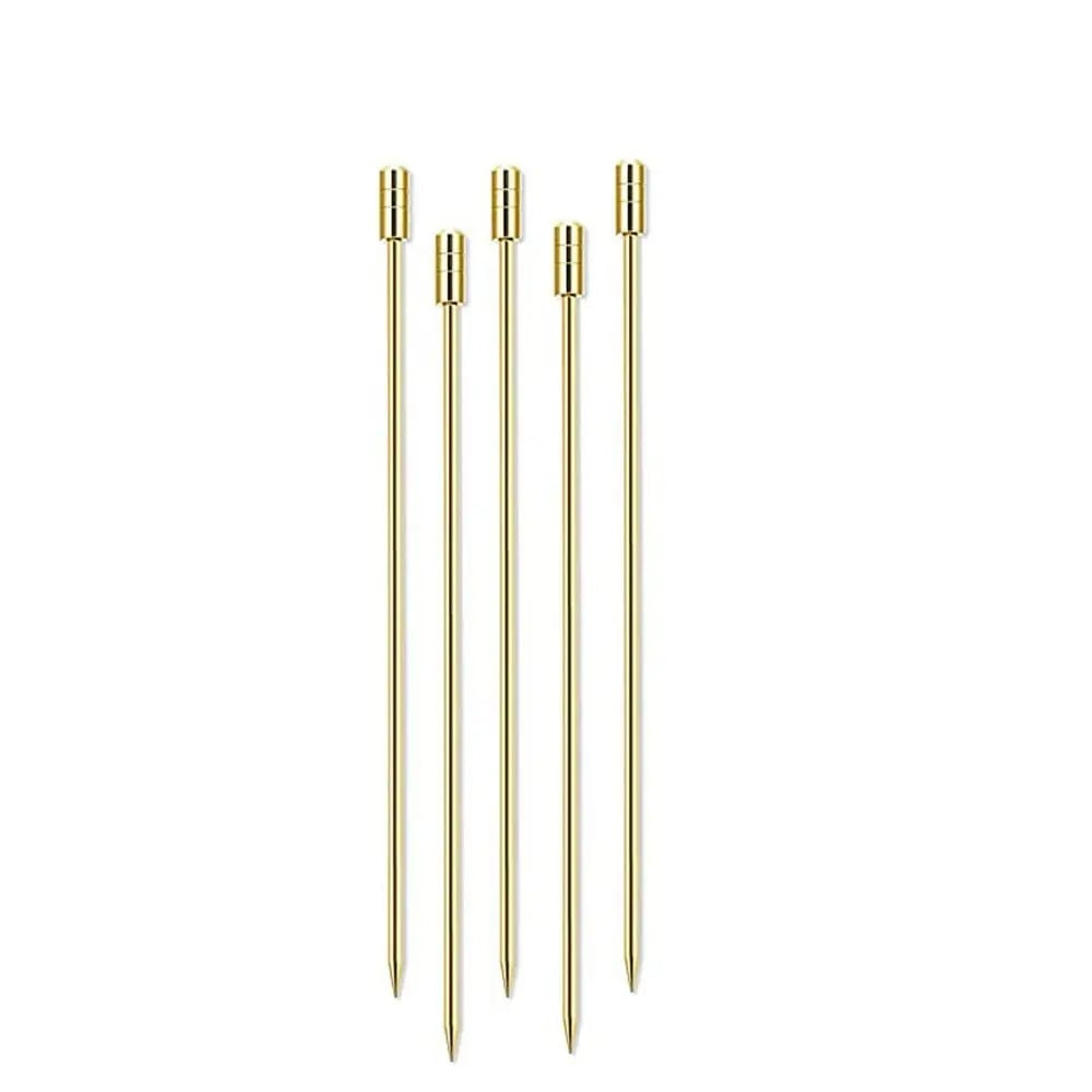 Stainless Steel Cocktail Picks - Reusable Fruit Forks Bar Tools