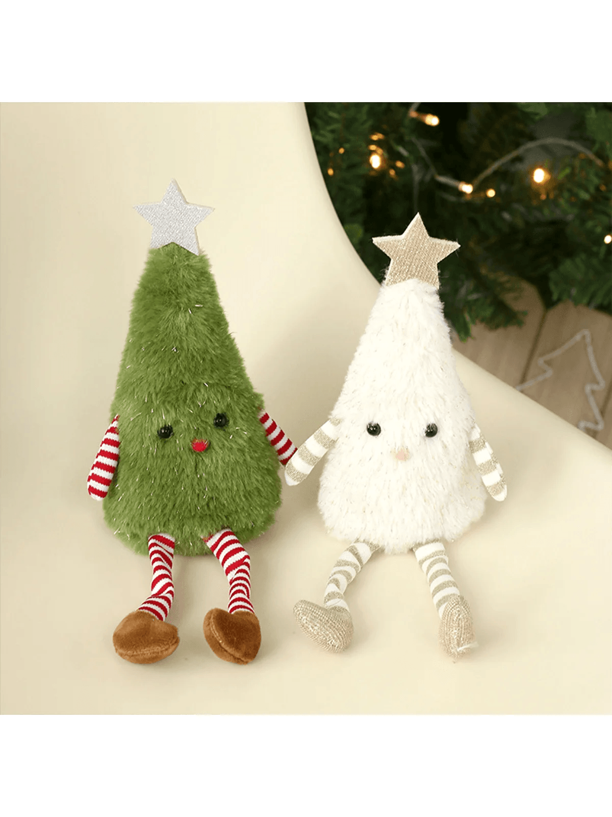 Cute Plush Christmas Tree Doll - Soft Holiday Home Party Decoration