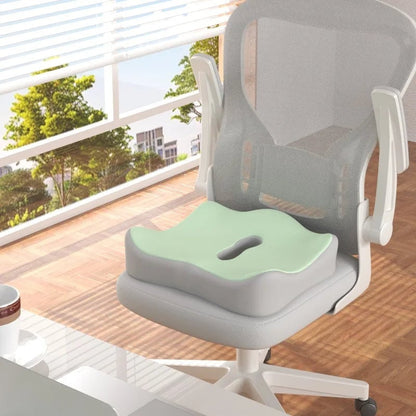 3-Zone Memory Foam Lumbar Support Cushion - Ergonomic Posture Corrector