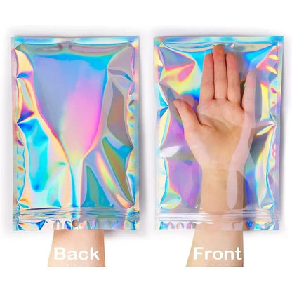 Holographic Laser Sealing Bags - Resealable Food Candy Jewelry