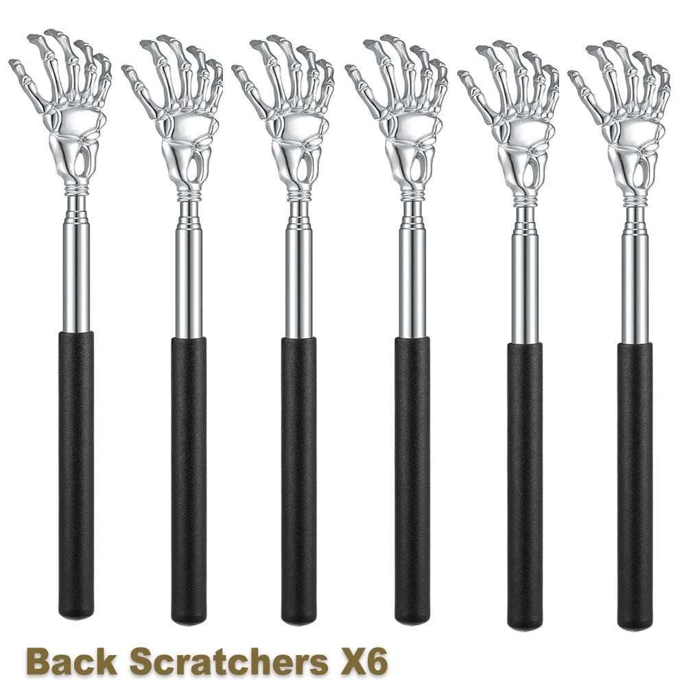 Stainless Steel Telescoping Back Scratcher - Extendable Massager