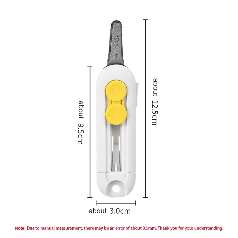Magnetic Mini Box Cutter - Portable Folding Knife Replaceable Blade