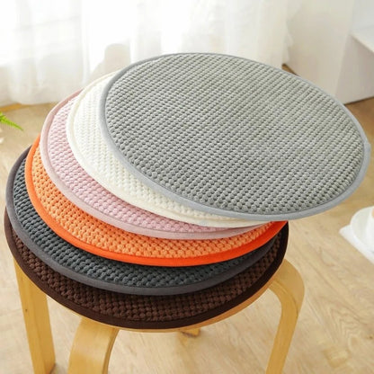 25/35cm Round Chair Cushion Non-slip Thick Warm Seat Pad Winter