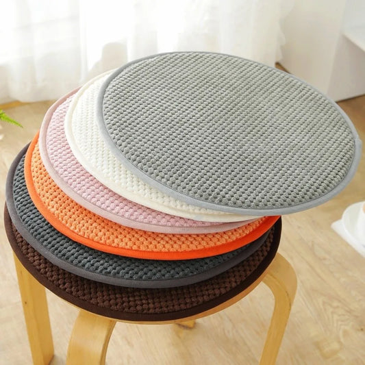 25/35cm Round Chair Cushion Non-slip Thick Warm Seat Pad Winter