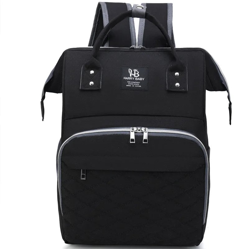 Large Waterproof Maternity Backpack USB Charging Port Nappy Bag