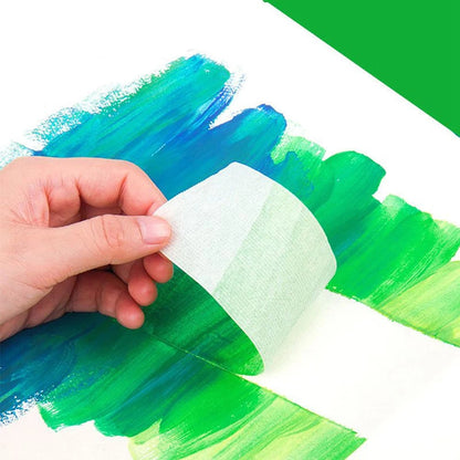 12M White Writable Masking Tape - Waterproof Self Adhesive Art DIY