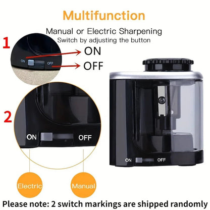 Electric Desktop Pencil Sharpener 6-8mm Automatic Assembly