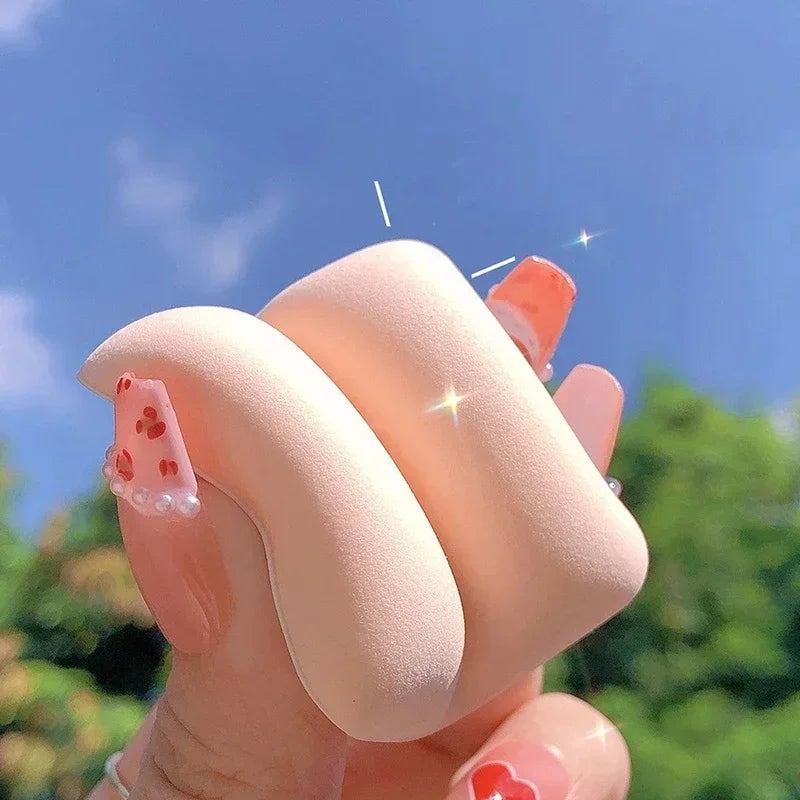 Multi-Shape Makeup Sponges 1-10pcs Round Square Triangle Foundation