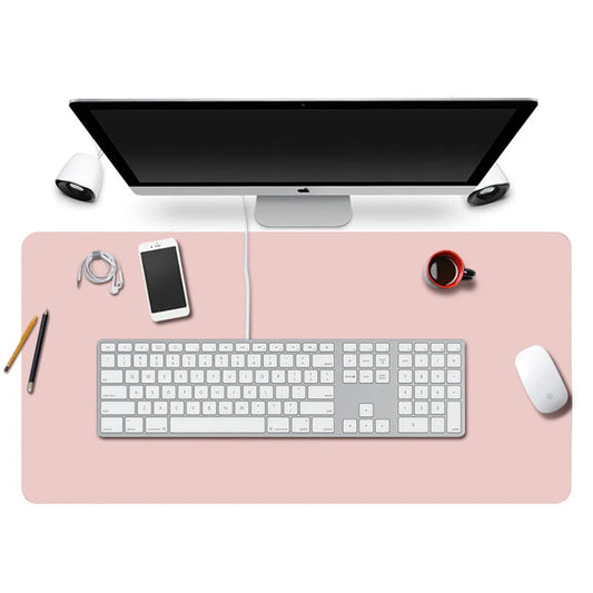 Large Office Desk Pad 600x300mm PU Leather Waterproof Mouse Mat