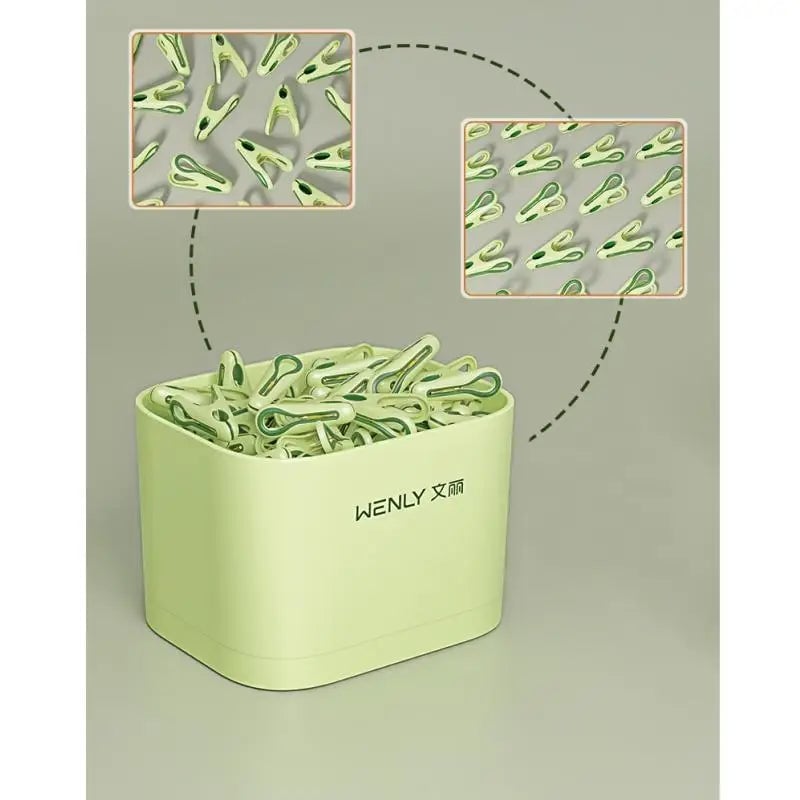 24/36-Piece Plastic Clothes Pins with Storage Basket - Laundry Pegs