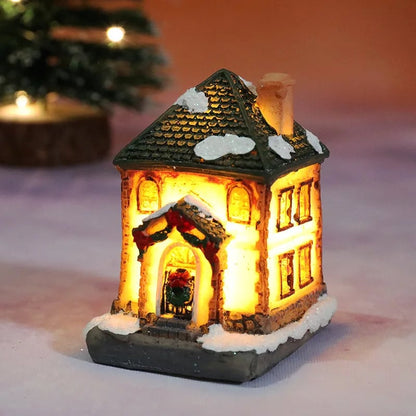 LED Christmas House Night Light - Micro Landscape Decoration Luminous