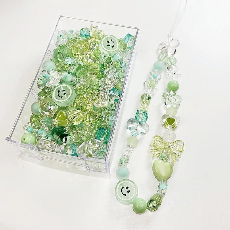 Acrylic Beads 10/30g Heart Bow Flower 8 Styles DIY Jewelry Making