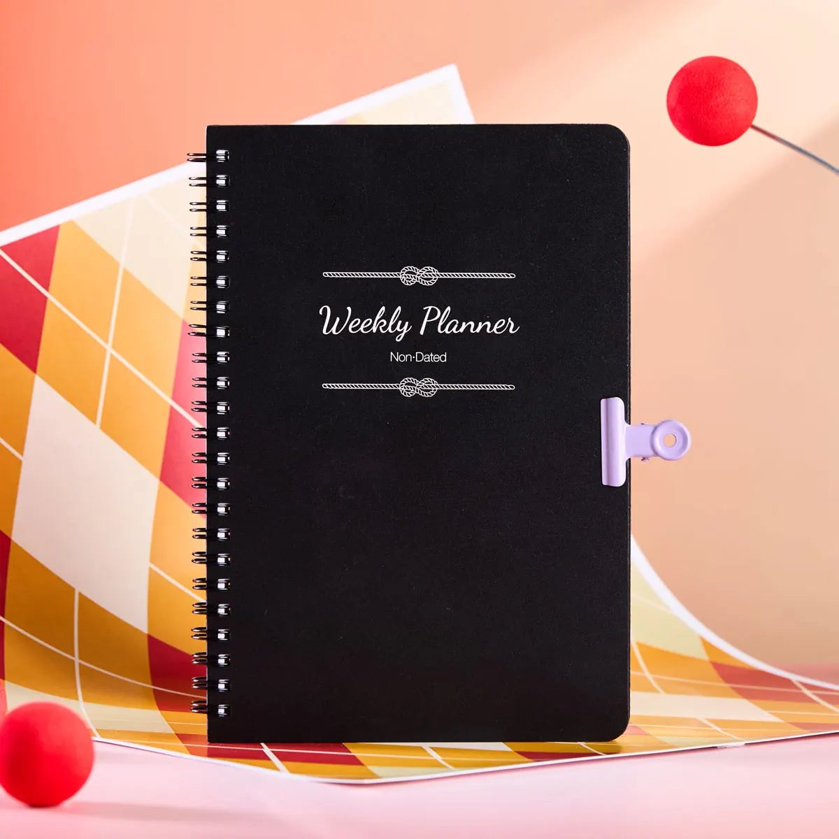Daily Weekly Monthly Planner Notebook - Student Office Diary Journal