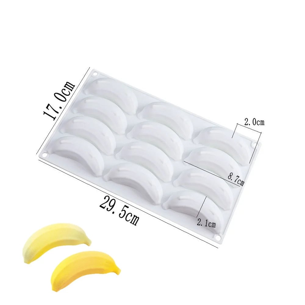 Silicone Mousse Cake Mold - Multi-Fruit Design Baking Tool