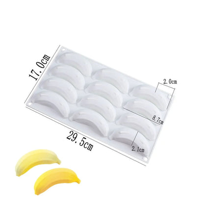 Silicone Mousse Cake Mold - Multi-Fruit Design Baking Tool