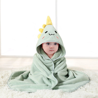 Baby Animal-Shaped Hooded Bathrobe - Quick-Dry Soft Bath Towel Wrap