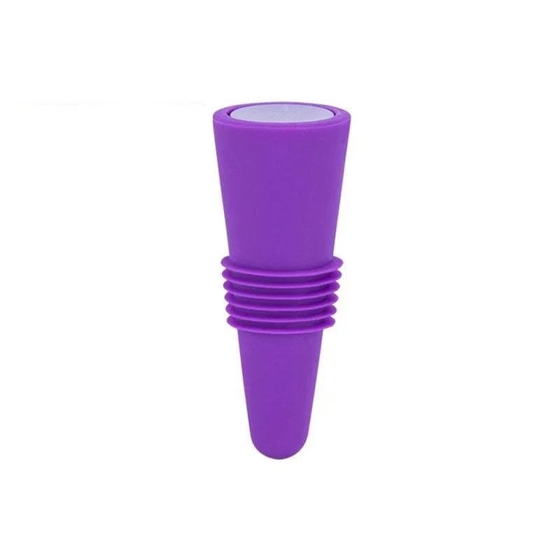 Silicone Wine Bottle Cap - Leak Proof Champagne Stopper Sealer