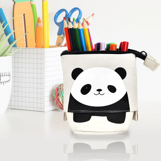 Telescopic Standing Pencil Case - Kawaii Spacious Portable Holder